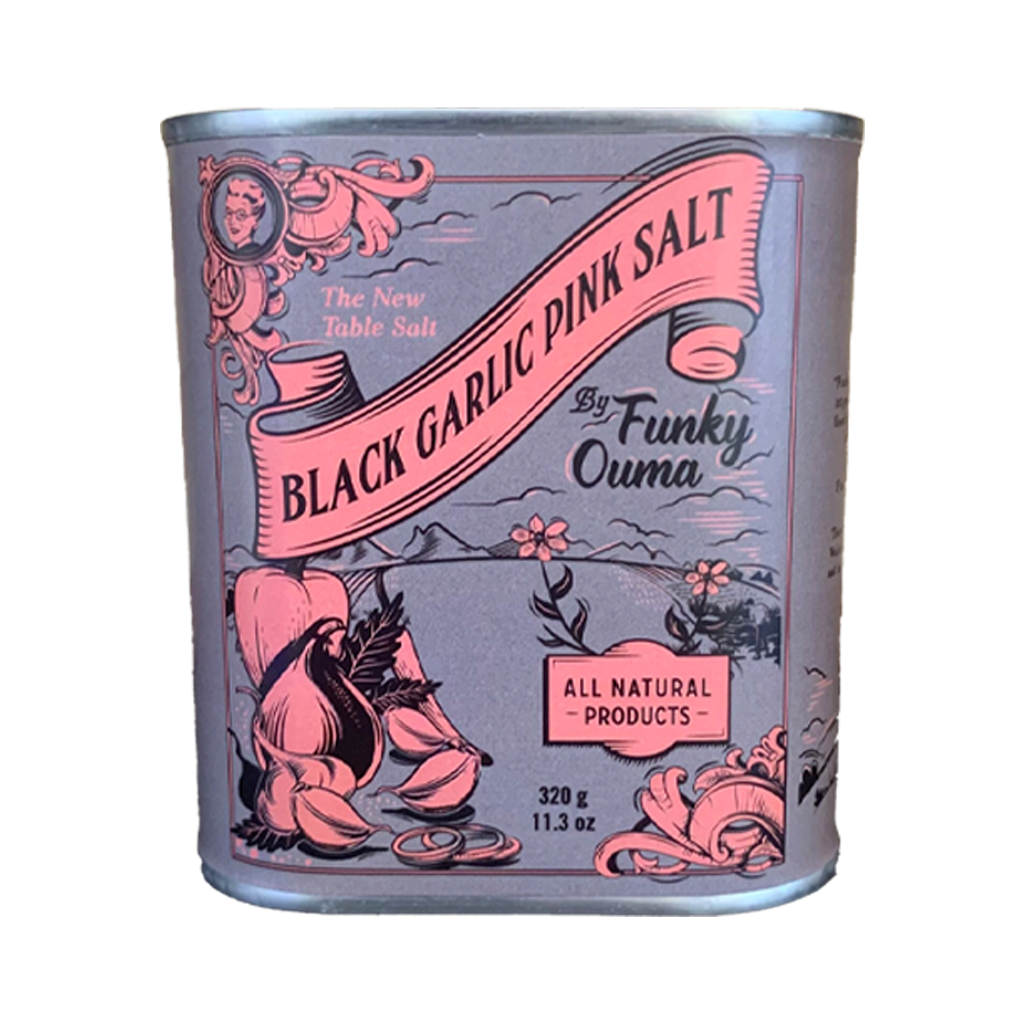 Black Garlic Pink Salt